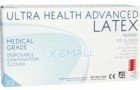 Ultrafresh Ultra Health  468404AS Disposable Gloves, Powdered, Latex, Small Single Box (100pcs)