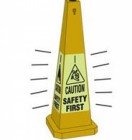 Brady 854847 Safety First Cone Warning System Yellow/Black 890mm High