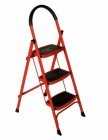 Brady 3 Step Ladder 120kg 856173 Red/Black 1050 x 590 x 1170mm