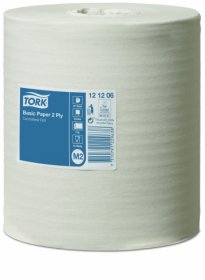 Tork M2 Basic 121206 Centrefeed Towel Universal Recycled Perforated Carton of 6