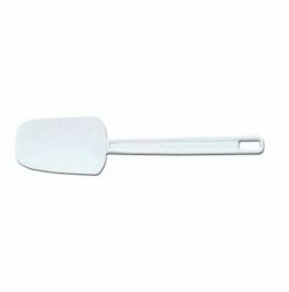 Rubbermaid 1933 Foodservice Spatula, Spoon Shaped White 24cmL