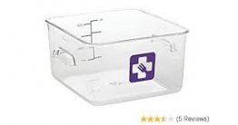 Rubbermaid Foodservice Colour-Coded Food Container Square 3.8L  Purple Allergens