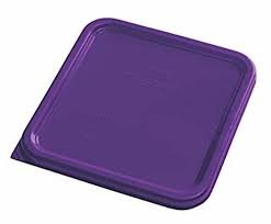 Rubbermaid Foodservice Colour-Coded Container Lid Small, Fits 3.8L, 7.6L Containers Purple Allergens