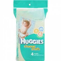 Huggies Hug Change Mats 4x5 Pack 5x 4 packs per carton Blue/White Teddy Bears