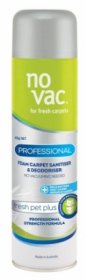 No Vac Professional Carpet Sanitiser and Deodoriser Fresh Pet Plus 500ML