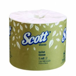 Scott 4760 Toilet Paper, 1000 Sheets, (Carton of 48)