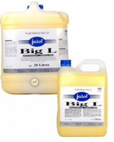 Jasol 204400 Big L Lemon Disinfectant and Reodouriser Carton (3 x 5L)
