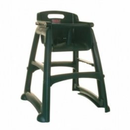Rubbermaid 7814-08BLA Child High Chair Black without Tray