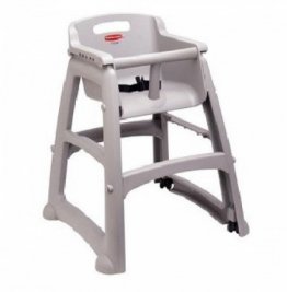 Rubbermaid 7814-08 Child High Chair Platinum without Tray