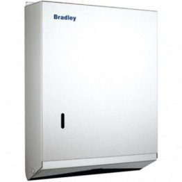 Bradley Contemporary 255 Paper Towel Dispenser Satin