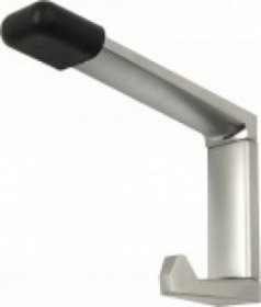 Metlam Partition ML202 Concealed Dual Coat Hook with Bumper Satin Chrome