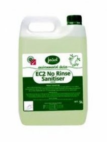 Jasol Environmental 2044300 EC2 No Rinse Sanitiser Carton (3 x 5L)