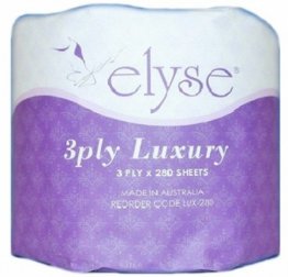 Elyse Luxury LUX-280 3 ply Toilet Paper