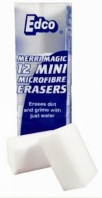 Edco 58052-1 Merri Magic Mini Microfibre Erasers Pack of 12