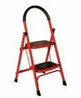 Brady 856172 2 Step Ladder 120kg  Red/Black 860 x 530 x 920mm