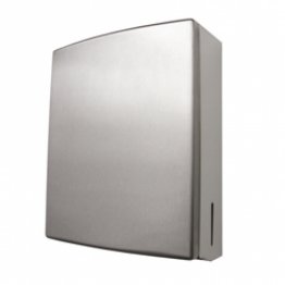 Metlam Antimicrobial ANMB-725AR Paper Towel Dispenser Rounded Fascia Stainless Steel
