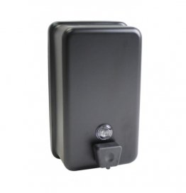 Bradley 6562B-MB Matte Black Soap Dispenser with Push Button