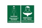 Enware ESS505 Emergency Combination Shower and Eye Wash Sign