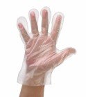 Mediflex PEG-L Polyethylene Food-Handling Gloves, Large No Powder Carton of 1000
