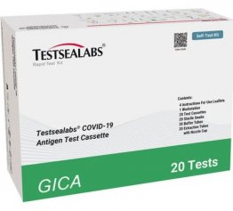 Best Buy Testsealabs COVID-19 Rapid Antigen Test Kit (Nasal Swap) - 20 Pack
