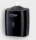 WOW Wipes SWD-B Antibacterial Wall Mounted Wipes Dispenser Matte Black