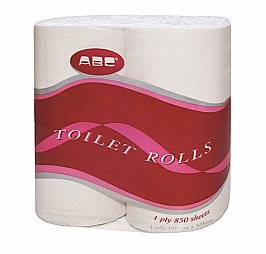 ABC Deluxe 0-881850 Toilet Paper 850 Sheet Carton of 48