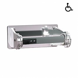 JD MacDonald 0710 Single Toilet Roll Holder Controlled Delivery Polished Chrome Plated