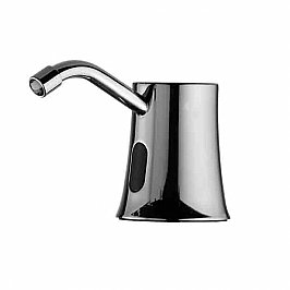 JD MacDonald Roval 10-20333 Automatic Bench Mounted Soap Dispenser 1.6L Polished Stainless Steel