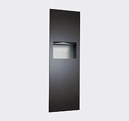 JD MacDonald Piatto 6462-41 Paper Towel Dispenser and 34L Waste Bin Matte Black