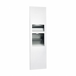JD Macdonald Turbo Piatto 64672 3in1 Paper Towel  Dispenser, Hand Dryer and Waste Bin 26L White