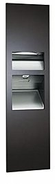 JD Macdonald Turbo Piatto 64672 3in1 Paper Towel Dispenser, Hand Dryer and Waste Bin 26L matte Black