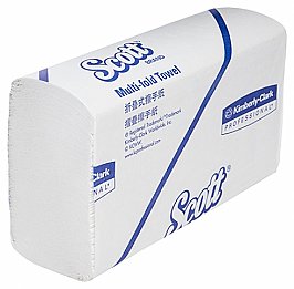 Scott 13207 Multifold Hand Towel White (Carton of 16)