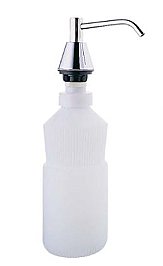 Bradley 6326  Bench Soap Dispenser Liquid White Plastic, 152mm Spout