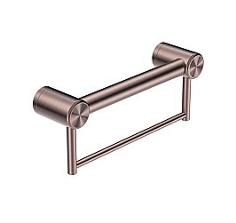 Avail Design Calibre Mecca R01T30-BZ 300mm Grab Rail with Towel Holder