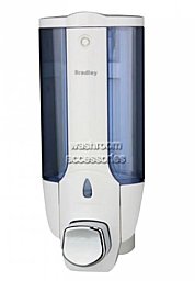 Bradley 6252-W Soap Dispenser, 370mL Liquid ABS Plastic, White