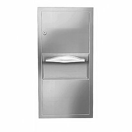 Bradley Retro 2291-11 Combo Unit, Towel Dispenser and Waste Bin 8L Surface Mounted