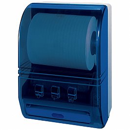 Bradley No Touch 2588 Roll Towel Dispenser, Sensor Blue ABS Plastic