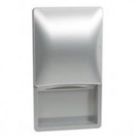 Bradley Diplomat 2A01-10 Paper Towel Dispenser Manual Semi - Recessed