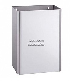 Bradley 355 Waste Receptacle 78L Surface Mounted Stainless Steel