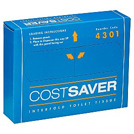 Kimberly Clark Costsaver 4301 Interfold Toilet Tissue