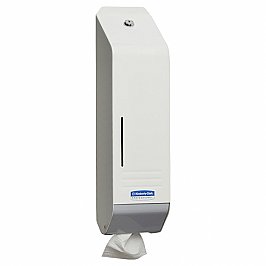 Kimberly Clark 4404 Toilet Tissue Dispenser Interleaved White and Grey Metal