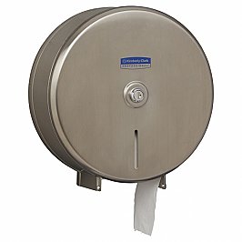 Kimberly Clark 4972 Jumbo Toilet Roll Dispenser Single Stainless Steel
