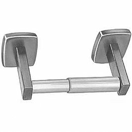 Bradley 5085-32 Toilet Roll Holder Single Bright Stainless Steel with Theft Resistant Spindle