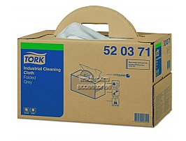 Tork W7 520371 Industrial Cloth Folded Handy Box (280 Cloths)