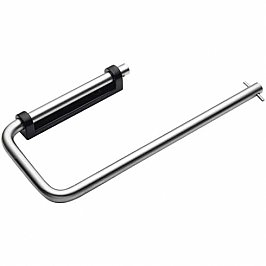 Bradley Partition 5294 Double Toilet Roll Holder Satin Stainless Steel