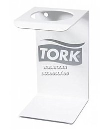 Tork StaySafe 511059 Wall Bracket for 500mL Sanitiser Bottle White