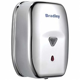 Bradley 6120-4 Liquid Soap Dispenser 1.2L, Sensor Polished Stainless Steel