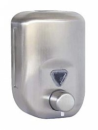 Bradley 6130 Liquid Soap Dispenser 820mL Bulk Refill Satin Stainless Steel