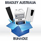 Bradley Tradie 686-702 Sanitiser Starter Kit with Stand  White/Black