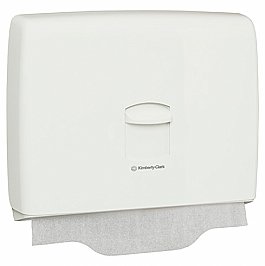 Kimberly Clark Aquarius 69570 Toilet Seat Cover Dispenser White ABS Plastic
